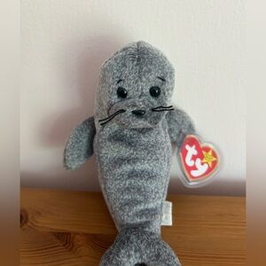 TY Beanie Baby - βSLIPPERYβ the Seal